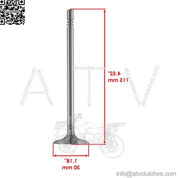 Exhaust Valve Kit For Polaris Ranger 800 6x6 2010 2011 2012 2013-2017 - Image 2