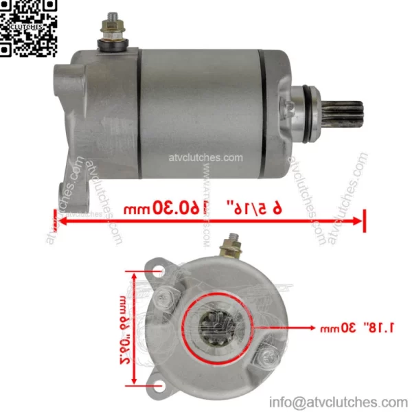 Starter for Polaris Sportsman 400 2001-2005 / Sportsman 400 HO 4X4 2011-2012 - Image 2
