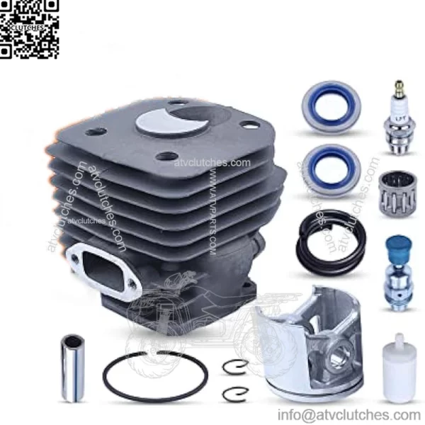 48mm Cylinder Piston Pin Ring Top End Kit for Husqvarna 261 262 262XP 262XPH Chainsaw 503907971 503541171 503541172