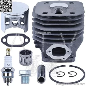 48mm Cylinder Piston Bearing Kit For Husqvarna 261 262 262XP For Chainsaw 503541171, Cylinder, Piston, Pin, Ring, Circlip, Needle Bearing, Exhaust Gasket, Spark Plug, Plug