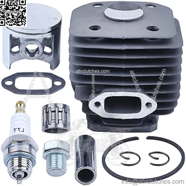 48mm Cylinder Piston Bearing Kit For Husqvarna 261 262 262XP For Chainsaw 503541171, Cylinder, Piston, Pin, Ring, Circlip, Needle Bearing, Exhaust Gasket, Spark Plug, Plug - Image 2