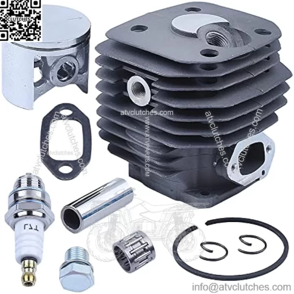 48mm Cylinder Piston Bearing Kit For Husqvarna 261 262 262XP For Chainsaw 503541171, Cylinder, Piston, Pin, Ring, Circlip, Needle Bearing, Exhaust Gasket, Spark Plug, Plug - Image 3