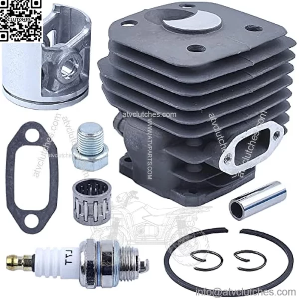 48mm Cylinder Piston Bearing Kit For Husqvarna 261 262 262XP For Chainsaw 503541171, Cylinder, Piston, Pin, Ring, Circlip, Needle Bearing, Exhaust Gasket, Spark Plug, Plug - Image 4