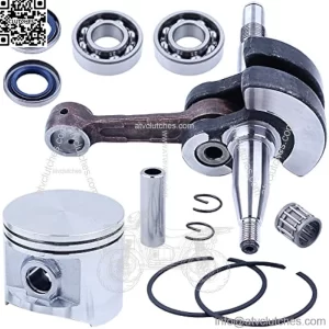 Crankshaft Seal Piston Kit For Husqvarna 365 372 XP 371 362 For Chainsaw 503748701, Crankshaft, Piston, Pin, Ring, Circlip, Needle Bearing, Oil Seals, Crank Bearing