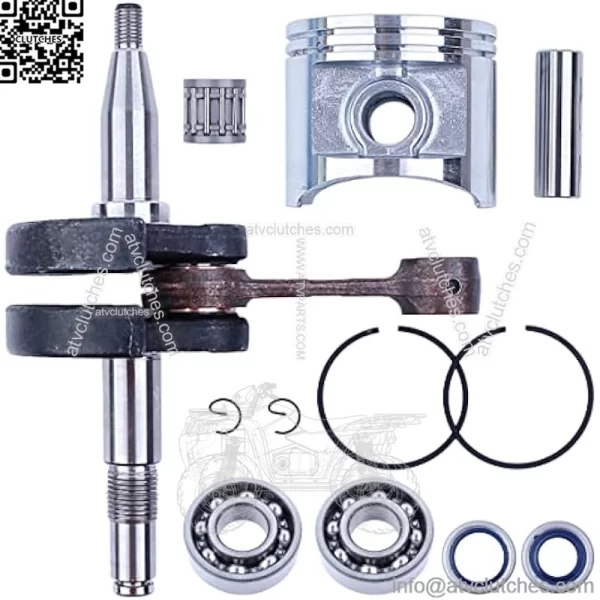 Crankshaft Seal Piston Kit For Husqvarna 365 372 XP 371 362 For Chainsaw 503748701, Crankshaft, Piston, Pin, Ring, Circlip, Needle Bearing, Oil Seals, Crank Bearing - Image 4