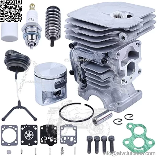 41mm Cylinder Gasket Kit 5047351-01 for Husqvarna 435 435E 440E 440 II for Chainsaw, Cylinder, Piston, Ring, Pin, Circlip, Cylinder Bolt, Fuel Cap, Fuel Filter, Spark Plug
