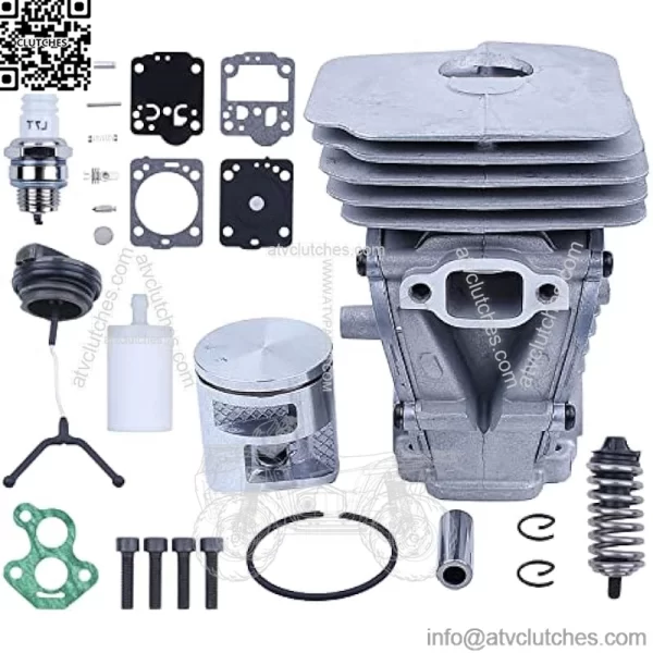 41mm Cylinder Gasket Kit 5047351-01 for Husqvarna 435 435E 440E 440 II for Chainsaw, Cylinder, Piston, Ring, Pin, Circlip, Cylinder Bolt, Fuel Cap, Fuel Filter, Spark Plug - Image 4