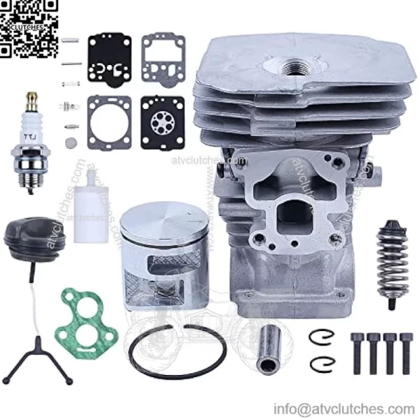 41mm Cylinder Gasket Kit 5047351-01 for Husqvarna 435 435E 440E 440 II for Chainsaw, Cylinder, Piston, Ring, Pin, Circlip, Cylinder Bolt, Fuel Cap, Fuel Filter, Spark Plug - Image 5