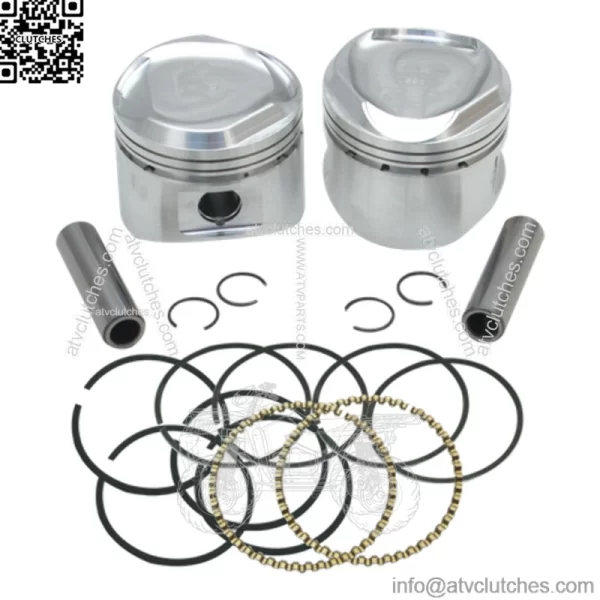 Cycle +.005 80" Bore Super Stock Cylinder Heads Pistons Kit Harley Evo 84-99 (For: Harley-Davidson)