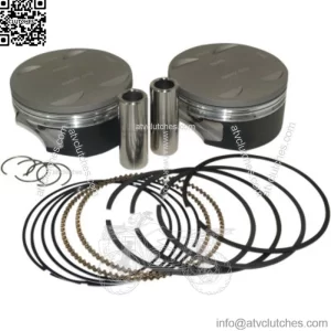 KB Performance 120" Big Bore 4.125" Super Duty Forged Piston Kit Harley 17-22 M8 (For: Harley-Davidson)