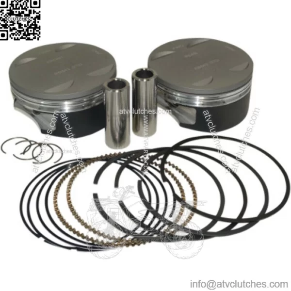 KB Performance 120" Big Bore 4.125" Super Duty Forged Piston Kit Harley 17-22 M8 (For: Harley-Davidson)