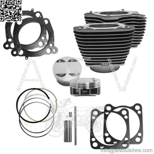 Cycle M8 Big Bore Cylinder Piston Kit 107" 124" Harley Touring Softail 17-20 (For: Harley-Davidson)