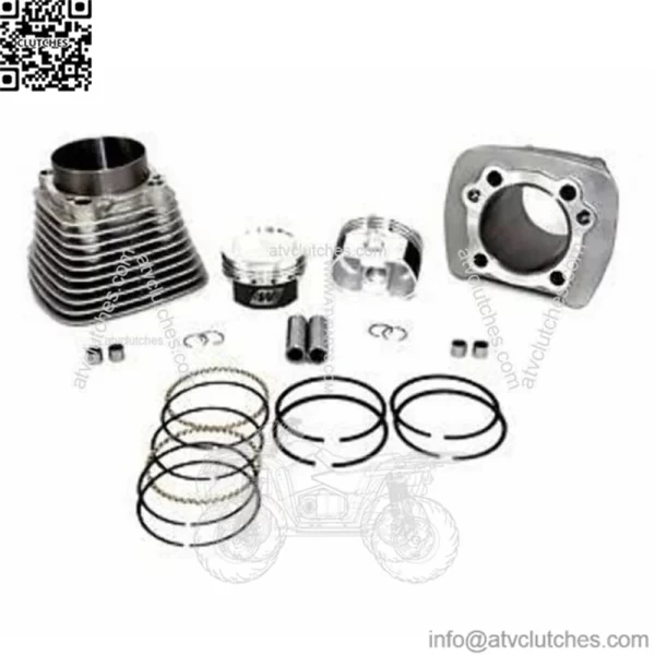 Big Bore 1200cc Cylinder Piston Conversion Kit Silver Wiseco 10:1 Rings 1986-03 (For: Harley-Davidson)