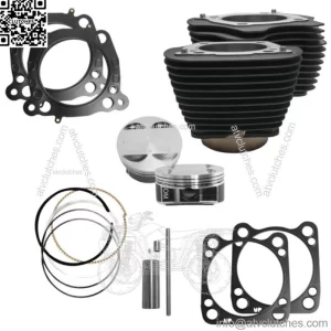 Cycle M8 Big Bore Cylinder Kit Black 114" 128" Harley Touring Softail 17-20 (For: Harley-Davidson)