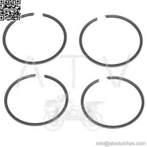 2  Piston Ring Kits for Polaris many 1986-2006 500 Sleds Standard Bore 72mm