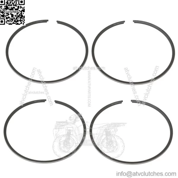 2  Piston Ring Kits for Yamaha Many 1998-2005 800 STD Bore 80mm