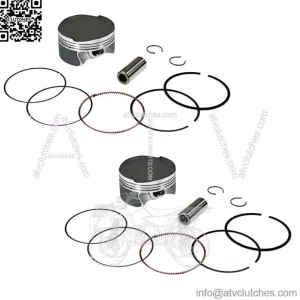 2  Piston Kits for Can-Am 2011-2018 1000 Standard Bore 91mm