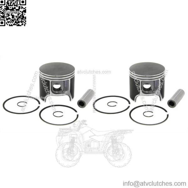2  Piston Kits for Polaris 700 Indy XC XC SP Pro X Standard Bore 81mm
