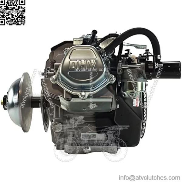 12 Net Power 420cc CRX Series Engine, Replaces Tapered Shaft 9.5hp FE290D Kawasaski on John Deere 1200A Bunker Rake - Image 2