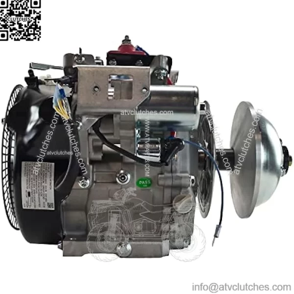 12 Net Power 420cc CRX Series Engine, Replaces Tapered Shaft 9.5hp FE290D Kawasaski on John Deere 1200A Bunker Rake - Image 4