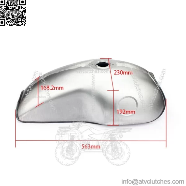 Motorcycle Steel Fuel Gas Tank For Yamaha XJR400 - Image 5