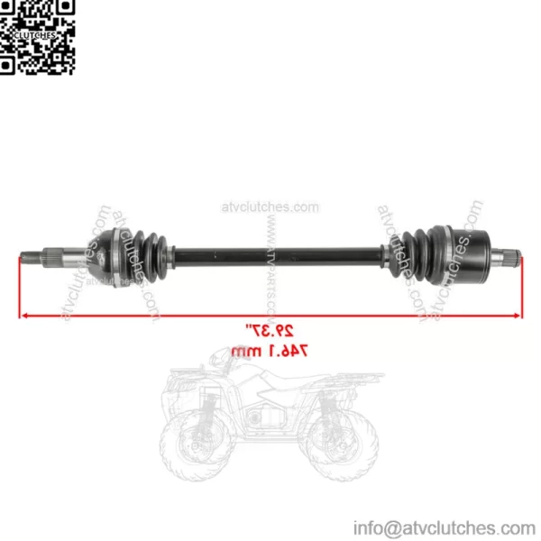Rear Left Or Right CV Axle For Can-Am Traxter HD10 2018-2023 - Image 2
