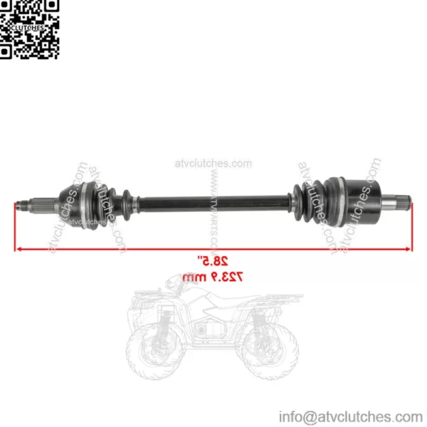 Rear Right CV Axle For Honda Pioneer 1000-5 SXS1000M5 Deluxe 2017-2021 - Image 2