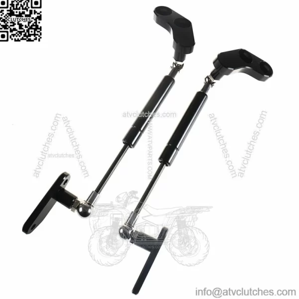 Black Billet Aluminum Anodized Door Opener Kits For Can-Am Maverick X3 2017-2021 - Image 4