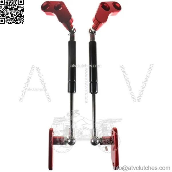 Black Red Billet Aluminum Anodized Door Opener Tool For Can-Am Maverick X3 17-20 - Image 2
