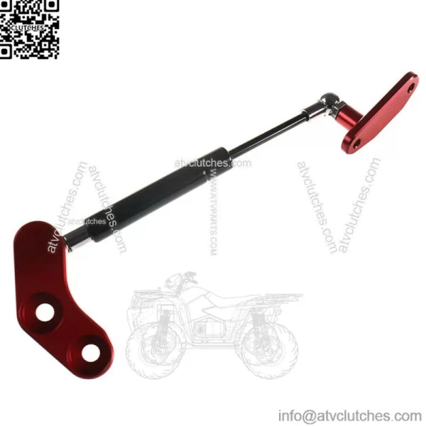Black Red Billet Aluminum Anodized Door Opener Tool For Can-Am Maverick X3 17-20 - Image 4