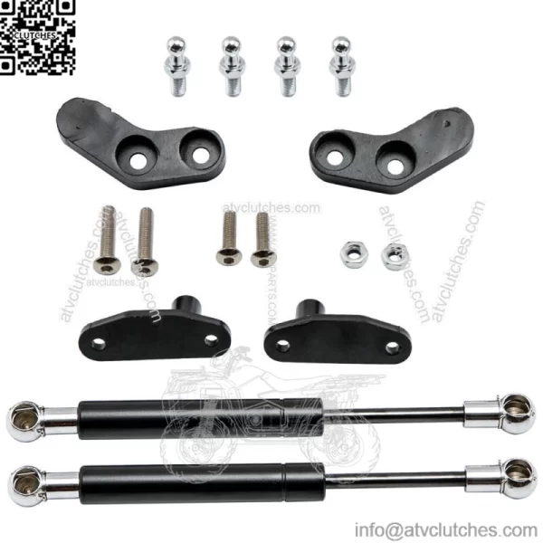 Black Front + Rear Door Opener Kits Fit For Can-Am Maverick X3 & Max 2017-2020