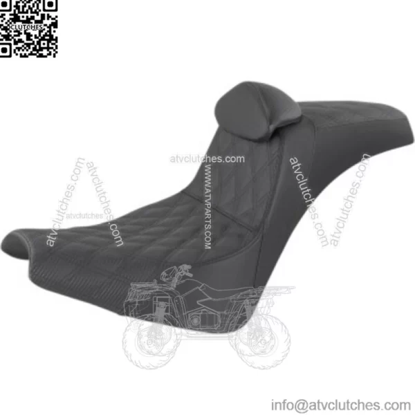 Saddlemen Pro Series SDC Performance Grip 2 Up Seat Backrest Harley Softail 18+ (For: Harley-Davidson)