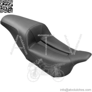 Saddlemen Pro Series Gel Core Kraus Moto Pro 2-Up Driver Seat Harley Touring 08+ (For: Harley-Davidson)