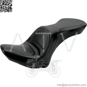 Saddlemen Explorer Black 2 Up Gel Core Stitched Seat Harley 06-17 Softail FLSTC (For: Harley-Davidson)