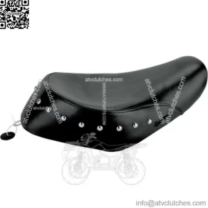 Saddlemen Renegade Black Studded Solo Seat 4.5 Gal Tank Harley 04+ XL Sportster (For: Harley-Davidson)