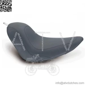 Mustang Tripper Solo Seat Black Low Profile Harley Fatboy Softail 200 Tire 76782 (For: Harley-Davidson)