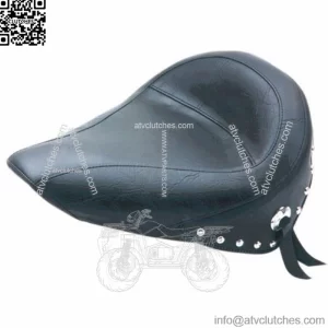Mustang Vintage Original Studded Chrome Studs Solo Seat Harley Evolution Softail (For: Harley-Davidson)