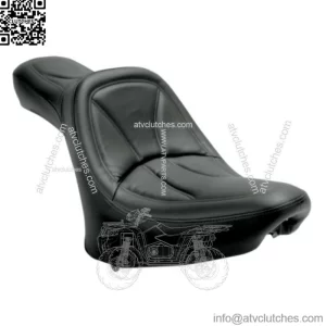 Saddlemen King Black Two 2 Up Gel Core Seat Harley 2000-2006 Softail FXST FLST (For: Harley-Davidson)