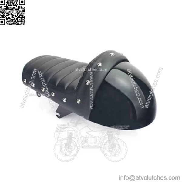Retro Hump Styling Motorcycle Cafe Racer Leather Seat - Image 2
