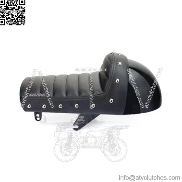 Retro Hump Styling Motorcycle Cafe Racer Leather Seat - Image 4