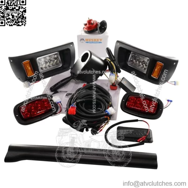 Club Car Golf Cart Deluxe LED Light Kit Street Legal Light Kit for DS Model 93+ - Image 2
