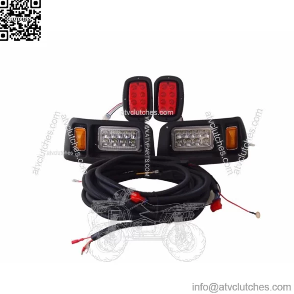 Club Car Golf Cart Deluxe LED Light Kit Street Legal Light Kit for DS Model 93+ - Image 3