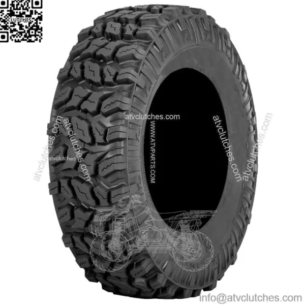 Full set of Sedona Coyote 27x9-12 and 27x11-12 ATV Tires (4) - Image 2