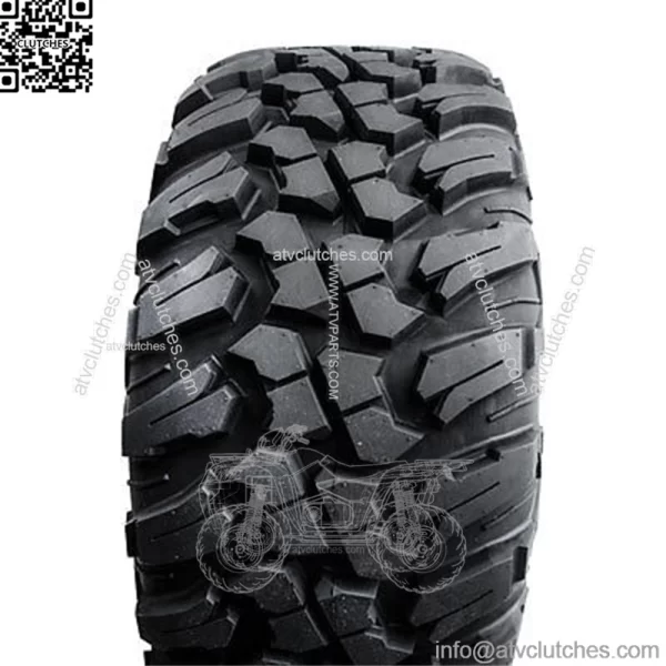 4-Tusk Terrabite Radial 8 Ply UTV Tire Set (4 Tires) 2- 27x9-12 and 2- 27x11-12 - Image 2