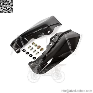 Mid-Frame Air Heat Deflectors for Harley Touring and Trike 09-21, VEISUTOR Black Mid Frame Air Deflectors for Harley Touring/Trick Electra/Street/Tri/Road Glide King CVO Accessories 2009-2021(2PCS)