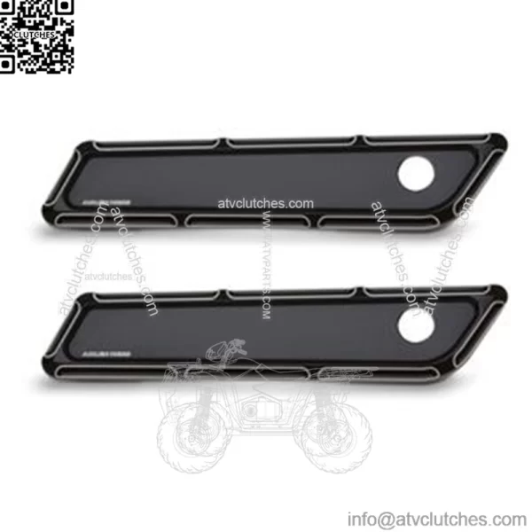 X8X Beveled Saddlebag Latch Covers For Harley Touring