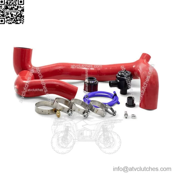 Boost Tube Blow Of Valve BOV Can Am Maverick X3 All Models Red (For: Can-Am)