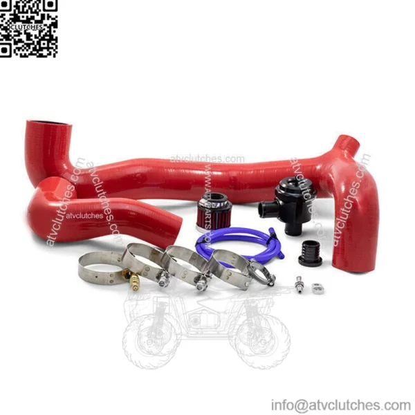 Boost Tube Blow Of Valve BOV Can Am Maverick X3 All Models Red (For: Can-Am) - Image 2