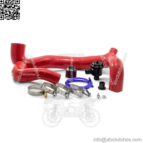 Boost Tube Blow Of Valve BOV Can Am Maverick X3 All Models Red (For: Can-Am) - Image 3