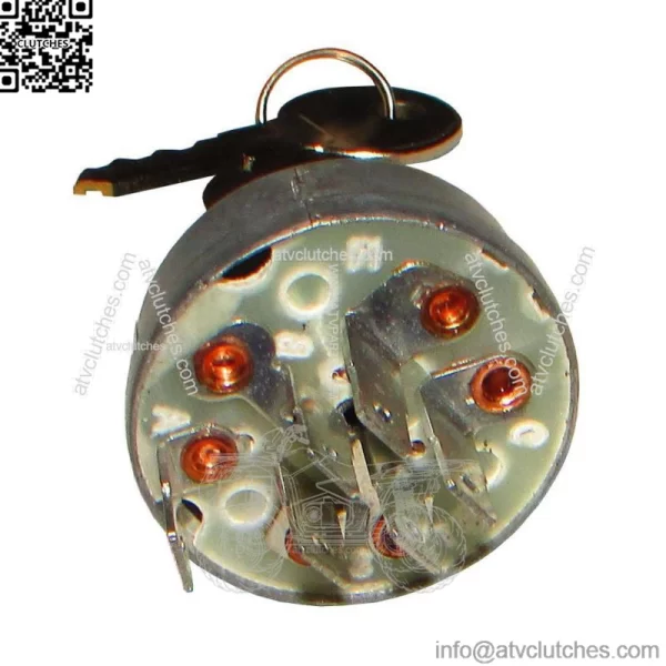 Ignition Switch w/ Keys Fits John Deere Z425 Z435 Z445 Z465 Z510A Z520A Z525E - Image 3